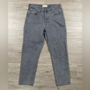 Everlane The 90s Cheeky‎ Gray Jeans Tapered Leg Casual 27 Crop